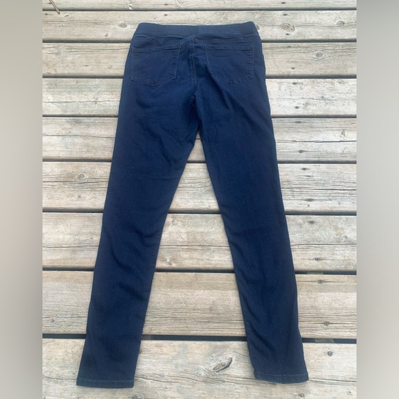 💜 Old Navy Rockstar Mid-Rise Dark Wash Jeggings - Size 12 Regular - Picture 5 of 6